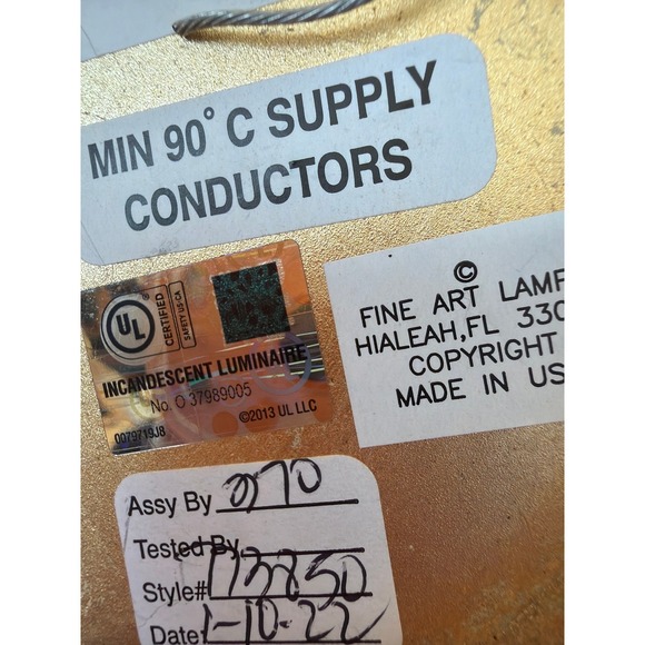 Fine Art Lamp Crystal Laurel Set of 2 Wall Sconces Heavy Cut Crystal Luxury - Picture 8 of 9